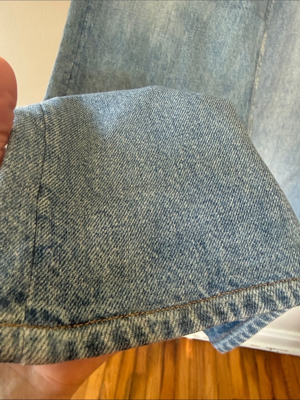 NWT rag & bone Sophie Wide-Leg Miramar terry Raily Jeans 25 - Picture 6 of 8